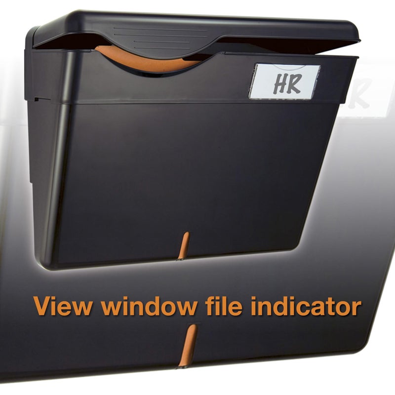 Officemate HIPAA Wall File with Cover (OIC21472),Black - Image 3